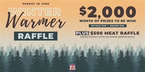 The Winter Warmer Raffle is here! .